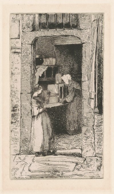 Sprzedawca Musztardy autorstwa James Abbott McNeill Whistler
