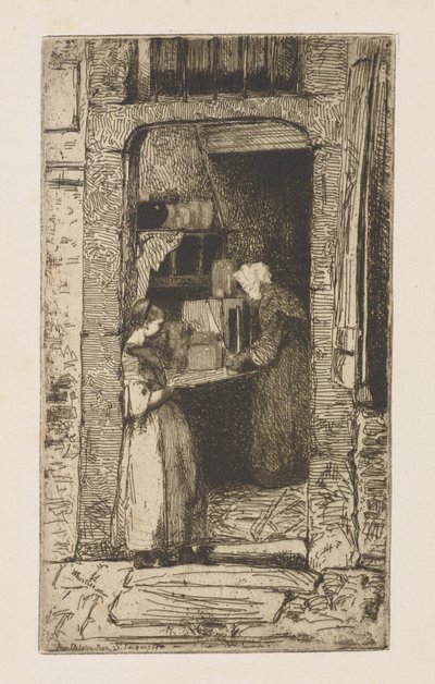 Sprzedawca Musztardy autorstwa James Abbott McNeill Whistler