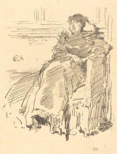 Czerwona sukienka autorstwa James Abbott McNeill Whistler