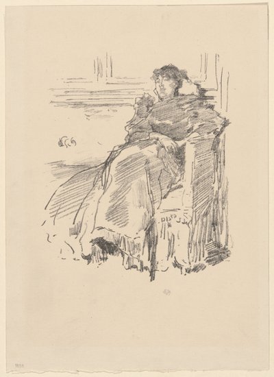 Czerwona sukienka autorstwa James McNeill Whistler