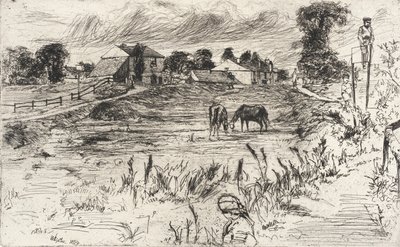 Krajobraz z końmi autorstwa James McNeill Whistler