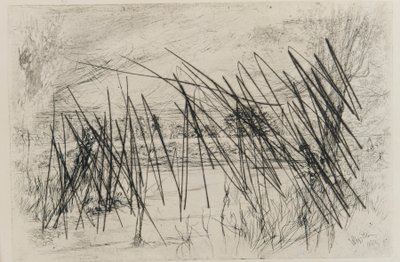 Krajobraz z rybakiem autorstwa James Abbott McNeill Whistler