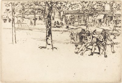 Bulwar Poissonniere autorstwa James Abbott McNeill Whistler