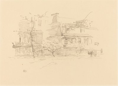 Lindsay Row, Chelsea autorstwa James Abbott McNeill Whistler