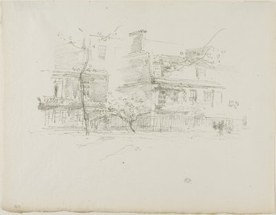 Lindsey Row, Chelsea autorstwa James Abbott McNeill Whistler