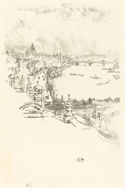 Mały Londyn autorstwa James Abbott McNeill Whistler