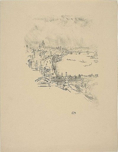 Mały Londyn autorstwa James Abbott McNeill Whistler