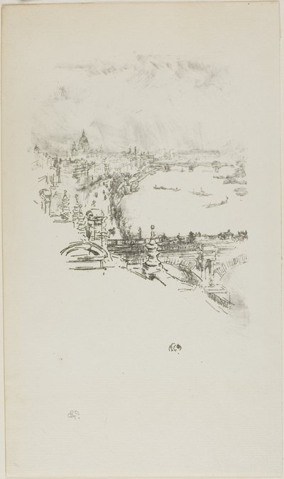 Mały Londyn autorstwa James McNeill Whistler