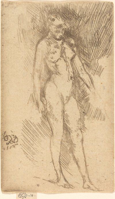Mała naga postać autorstwa James Abbott McNeill Whistler