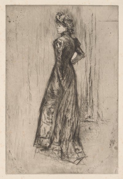 Maud, stojący autorstwa James Abbott McNeill Whistler