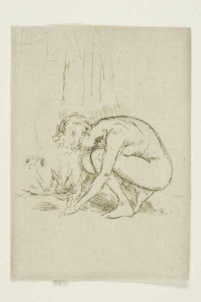 Model pochylony autorstwa James Abbott McNeill Whistler