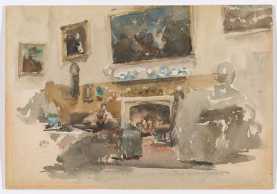 Moreby Hall autorstwa James Abbott McNeill Whistler