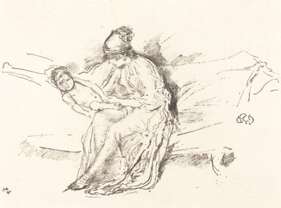 Matka i Dziecko, nr 4 autorstwa James Abbott McNeill Whistler
