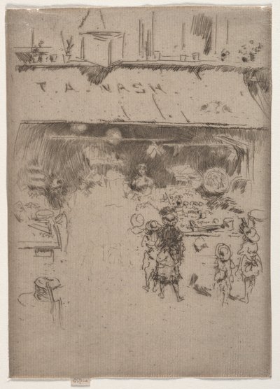 Sklep owocowy Nasha autorstwa James McNeill Whistler