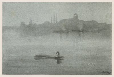 Nokturn: rzeka w Battersea autorstwa James McNeill Whistler