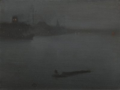 Nokturn w kolorze niebieskim i srebrnym autorstwa James Abbott McNeill Whistler
