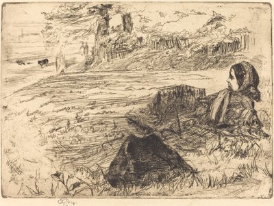 Pielęgniarka i dziecko autorstwa James Abbott McNeill Whistler
