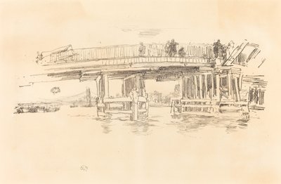 Stary most Battersea autorstwa James Abbott McNeill Whistler