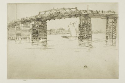 Stary most Battersea autorstwa James Abbott McNeill Whistler