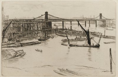 Stary most Hungerford autorstwa James Abbott McNeill Whistler