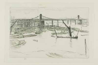 Stary most Hungerford autorstwa James Abbott McNeill Whistler