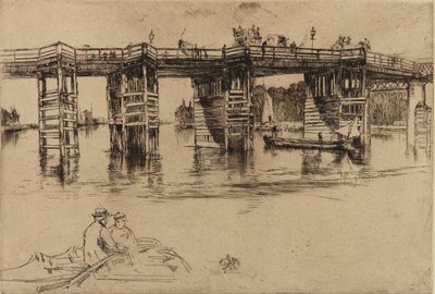 Stary most Putney autorstwa James Abbott McNeill Whistler