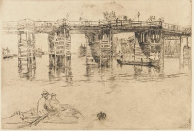 Stary most Putney autorstwa James Abbott McNeill Whistler