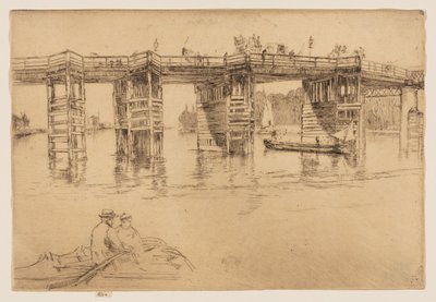 Stary most Putney autorstwa James Abbott McNeill Whistler
