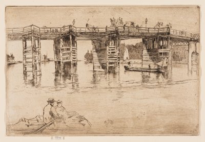 Stary most Putney autorstwa James Abbott McNeill Whistler