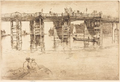 Stary most Putney autorstwa James McNeill Whistler