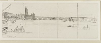 Stary Most Westminsterski autorstwa James Abbott McNeill Whistler