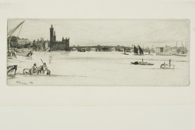 Stary Most Westminsterski autorstwa James Abbott McNeill Whistler