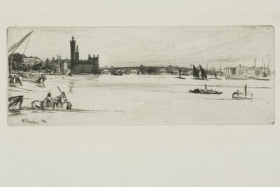 Stary Most Westminsterski autorstwa James Abbott McNeill Whistler