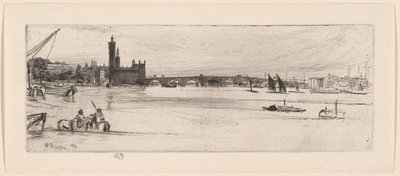 Stary Most Westminsterski autorstwa James Abbott McNeill Whistler