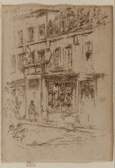 Little Butter Street, Bruksela autorstwa James Abbott McNeill Whistler
