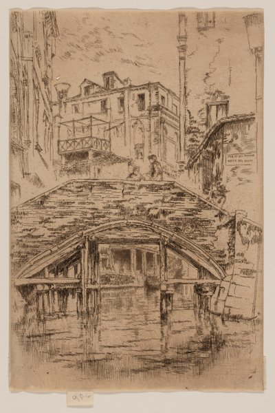 Most w Piovan autorstwa James Abbott McNeill Whistler