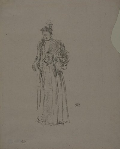 Studium portretowe: panna Charlotte R. Williams autorstwa James Abbott McNeill Whistler