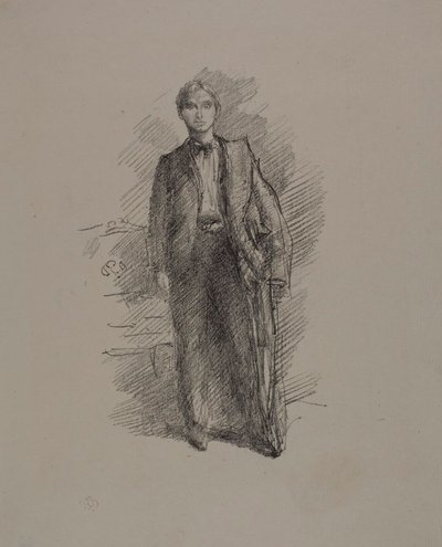 Studium portretowe: pan Herbert C. Pollitt autorstwa James Abbott McNeill Whistler