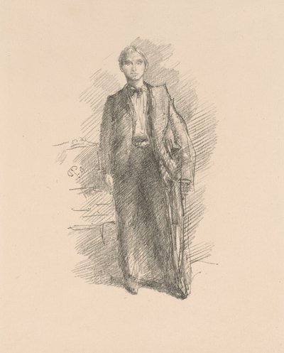 Studium portretowe: pan Herbert C. Pollitt autorstwa James Abbott McNeill Whistler