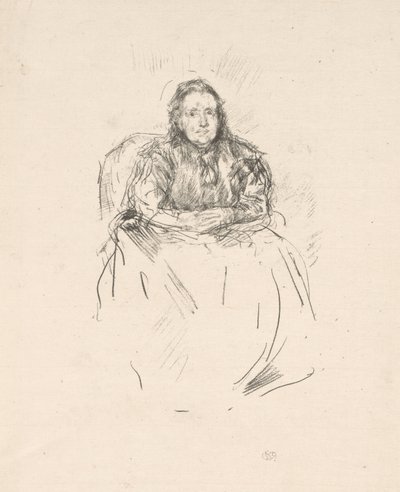 Studium portretowe: Pani Filip autorstwa James Abbott McNeill Whistler