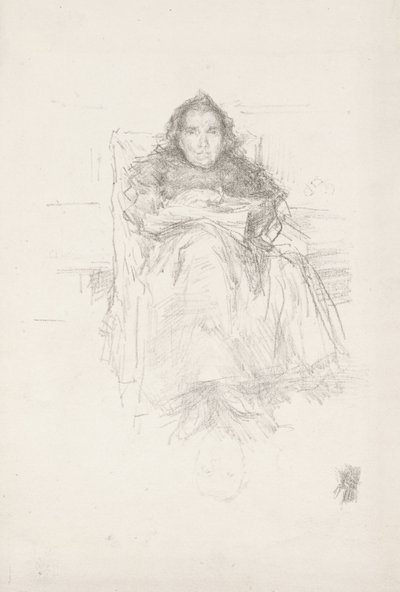 Studium portretowe: Pani Filip, nr 3 autorstwa James Abbott McNeill Whistler