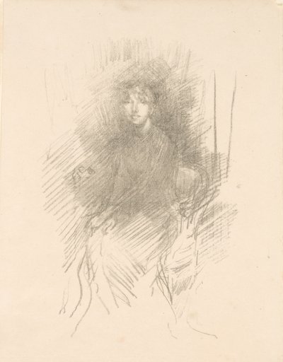 Portret młodej kobiety [Miss Seton] autorstwa James McNeill Whistler