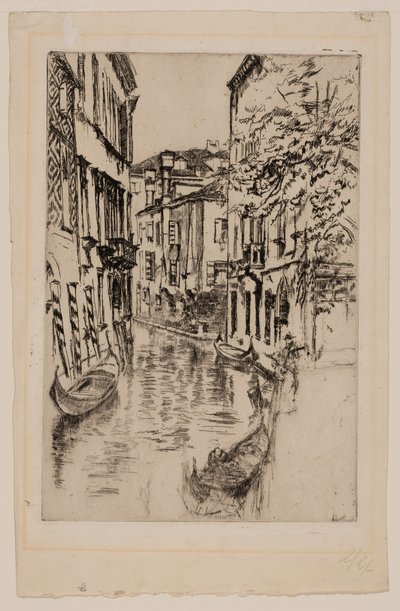 Cichy kanał autorstwa James McNeill Whistler