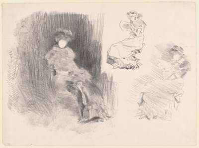 Czytanie autorstwa James Abbott McNeill Whistler