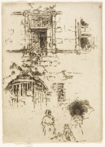 Renesansowe okno autorstwa James Abbott McNeill Whistler