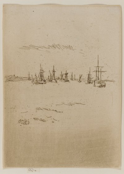 Powrót do Tilbury autorstwa James Abbott McNeill Whistler