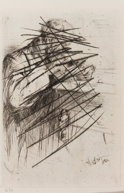 Riault (Drewniarz) autorstwa James Abbott McNeill Whistler
