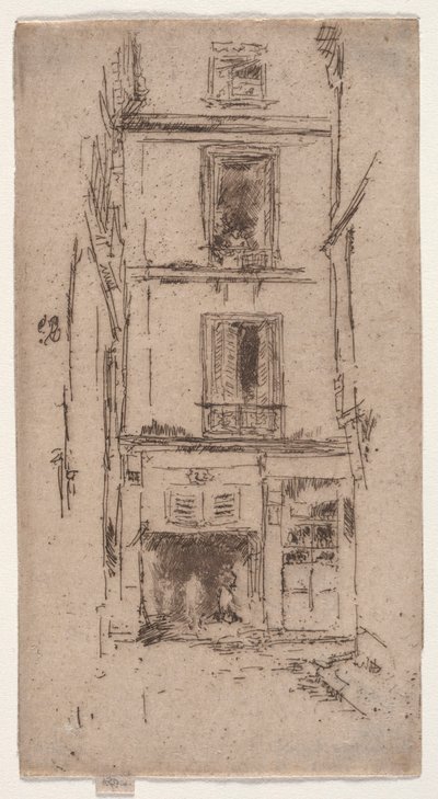 Rue des Bons Enfants, Tours autorstwa James McNeill Whistler