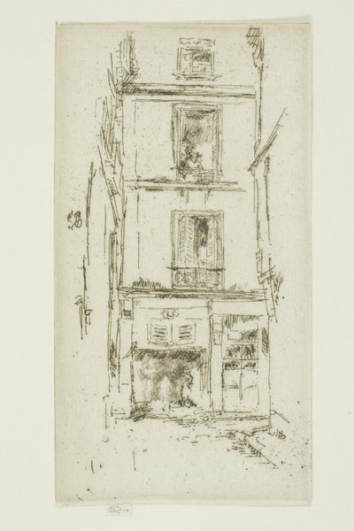 Ulica des Bons Enfants, Tours autorstwa James McNeill Whistler