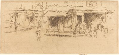 Miejsce Świętego Jakuba, Hounsditch autorstwa James Abbott McNeill Whistler